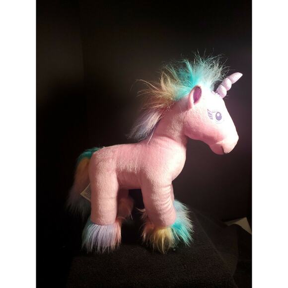 Build A Bear Beary Fairy Friends Pink Unicorn Rainbow Mane 2019 - Picture 1 of 5